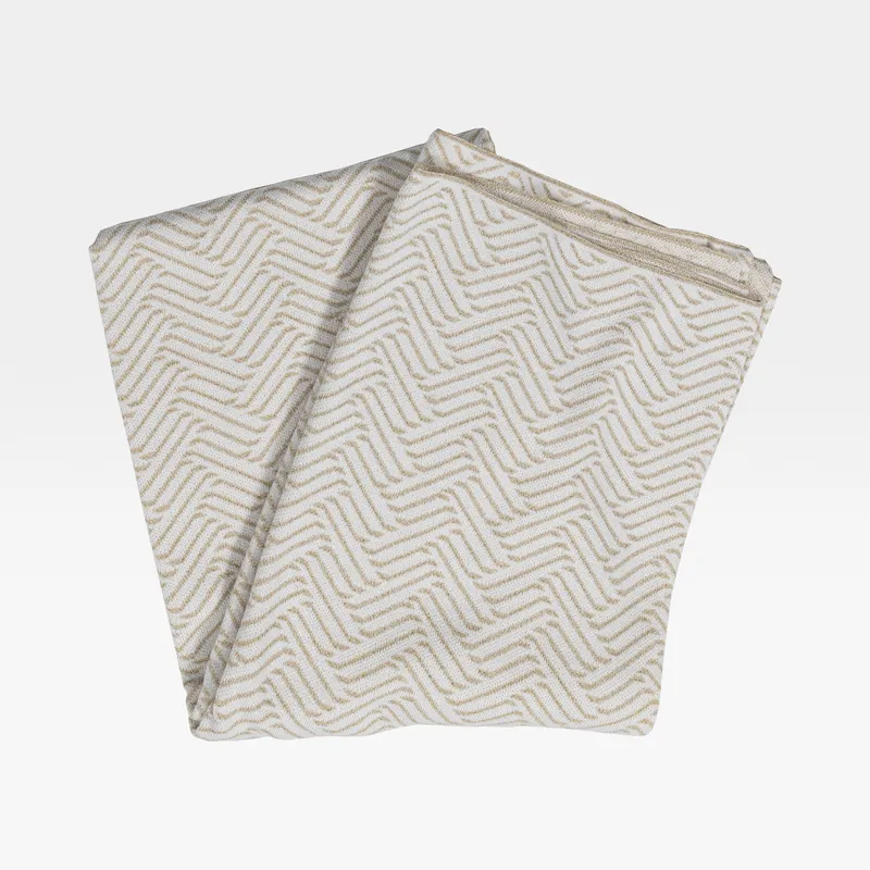 FANCY throw cream/gold - 130x170cm