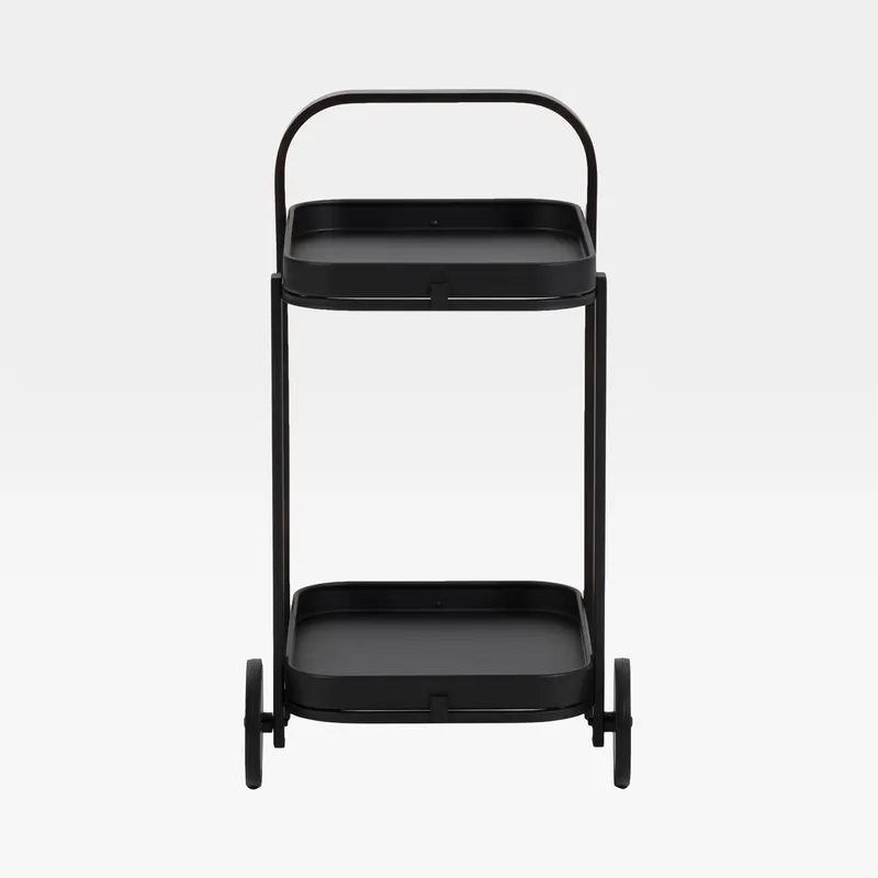 BELLWOOD trolley black/brown - 53x44cm