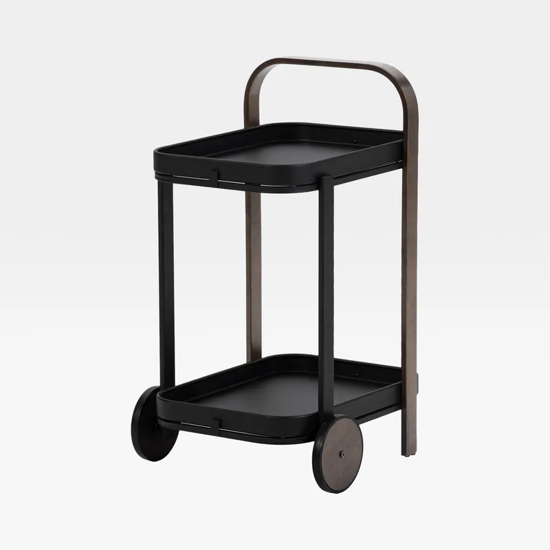 BELLWOOD trolley black/brown - 53x44cm