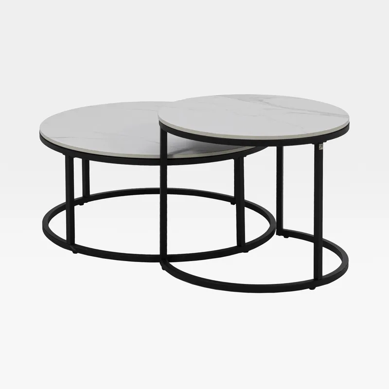 SAMS coffee table white set of 2