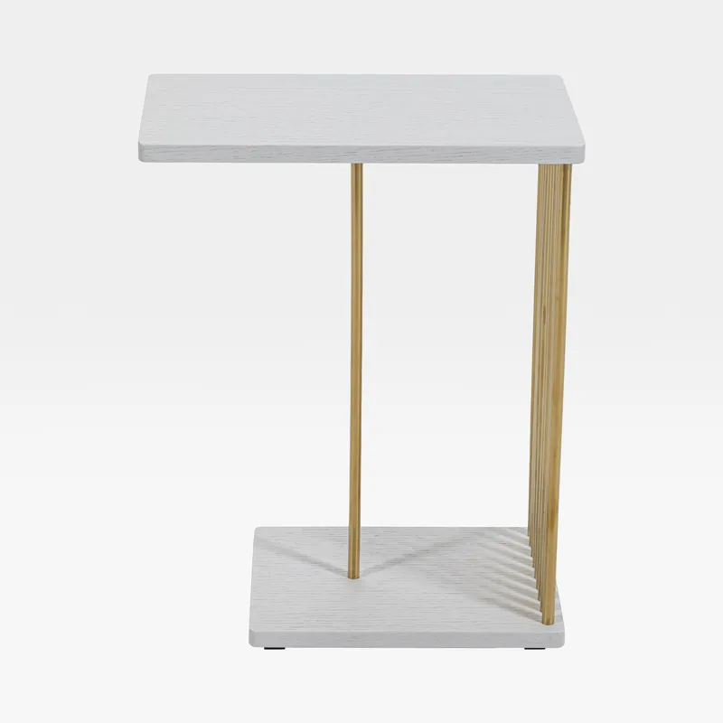 CILU side table white - 48x27cm