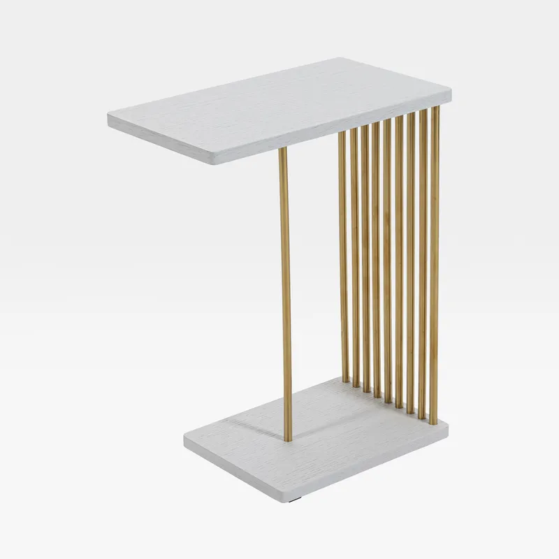 CILU side table white - 48x27cm