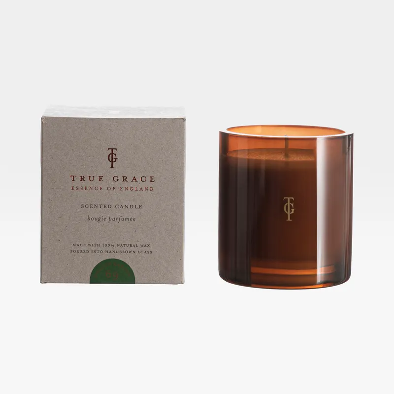 ENGLISH GARDEN candle medium brown
