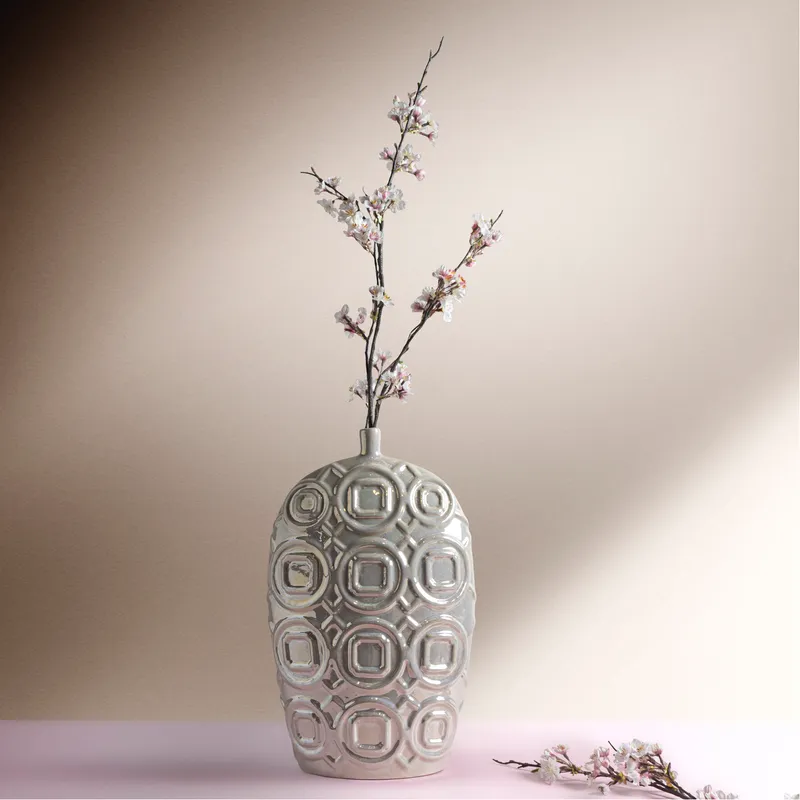 ELOISE vase cream - H51cm