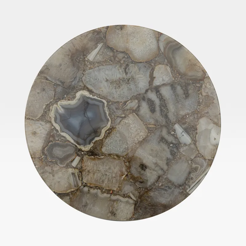 MARBLE platter grey - dia 30cm