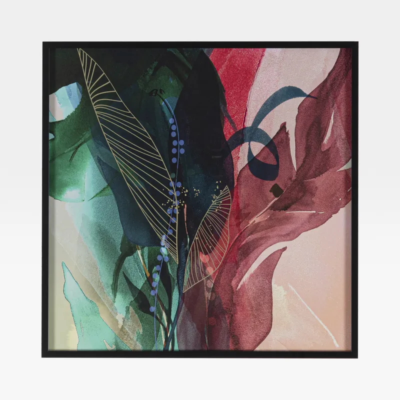 ARAB Art IV print black - 50x50cm