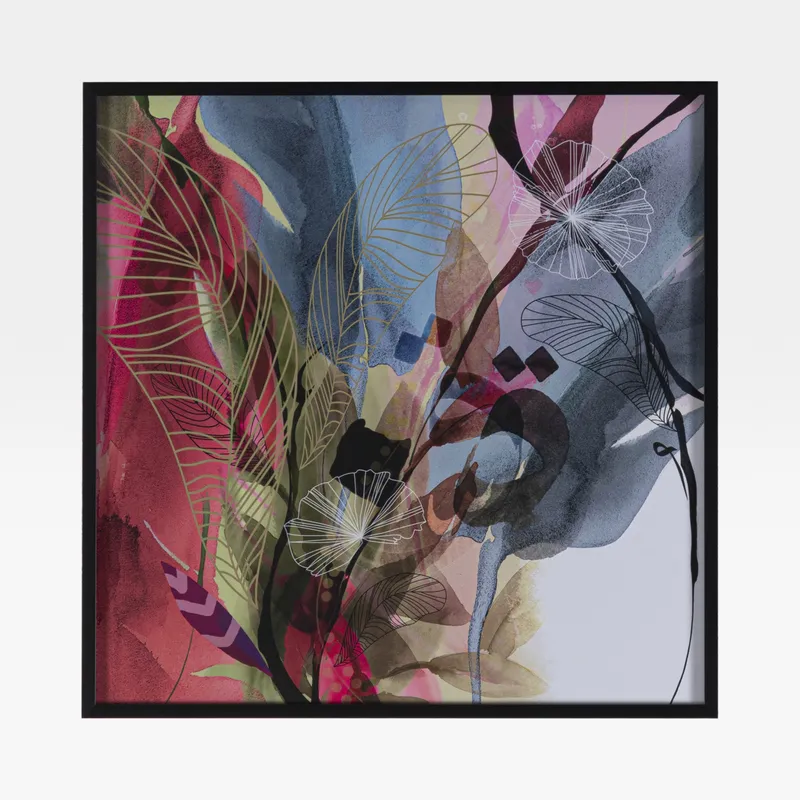 ARAB Art V print black - 50x50cm