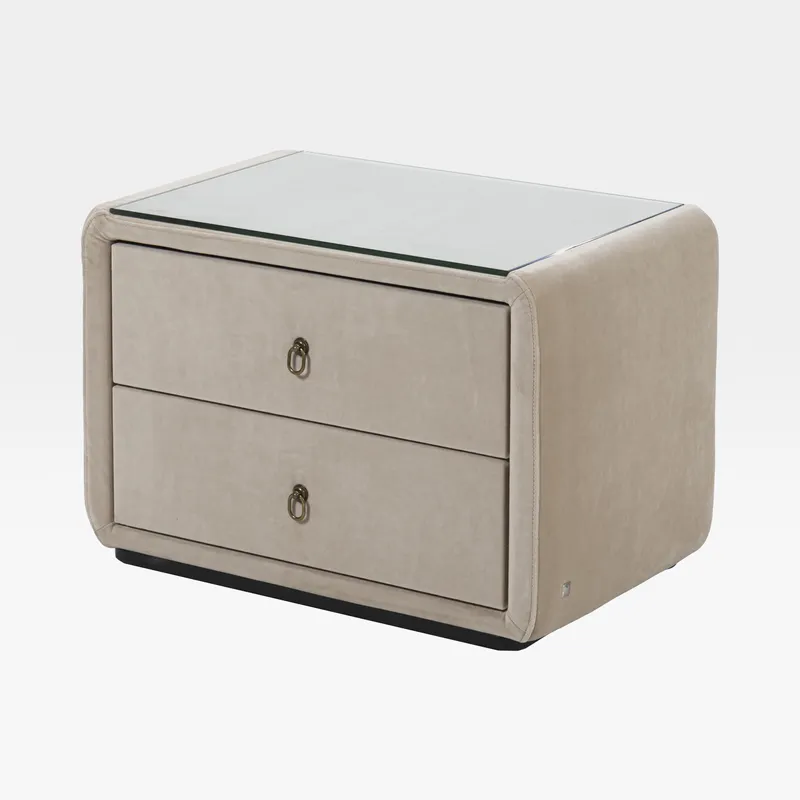 CASA bedside table taupe