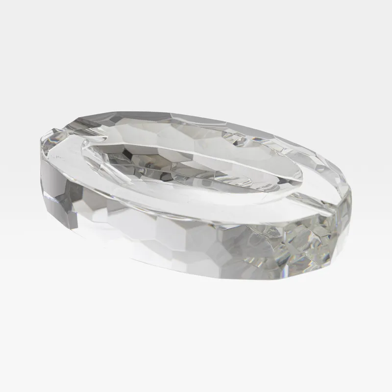PEYTON ashtray clear - 17x11cm