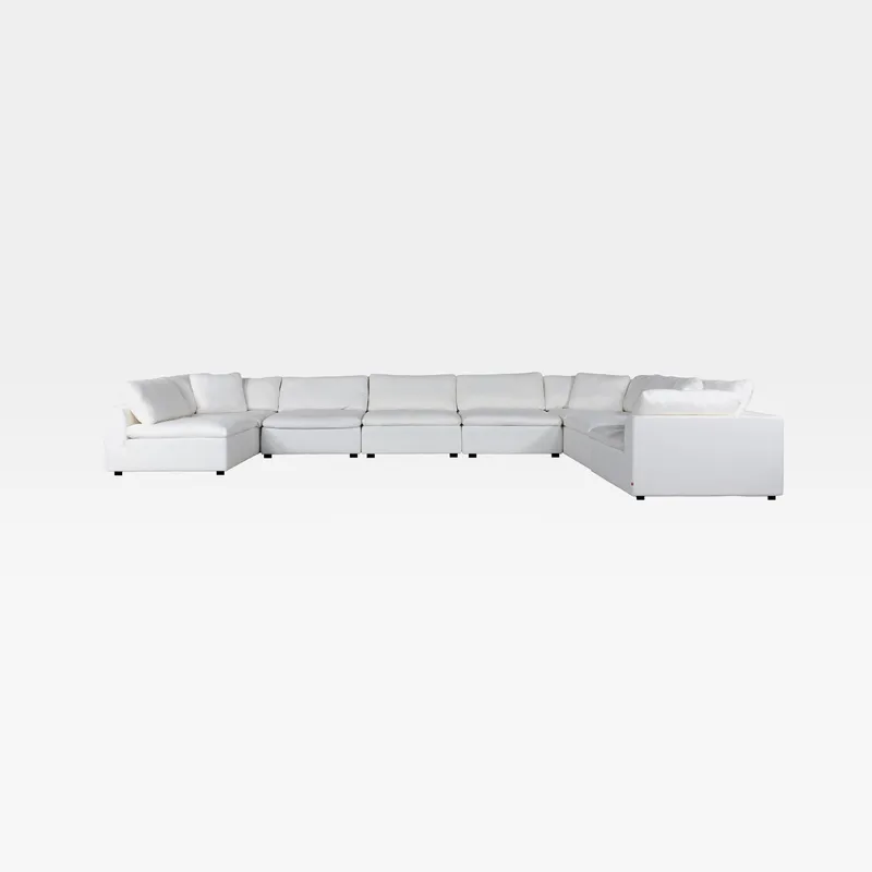SUNLIGHT SP armless modular chair white - large