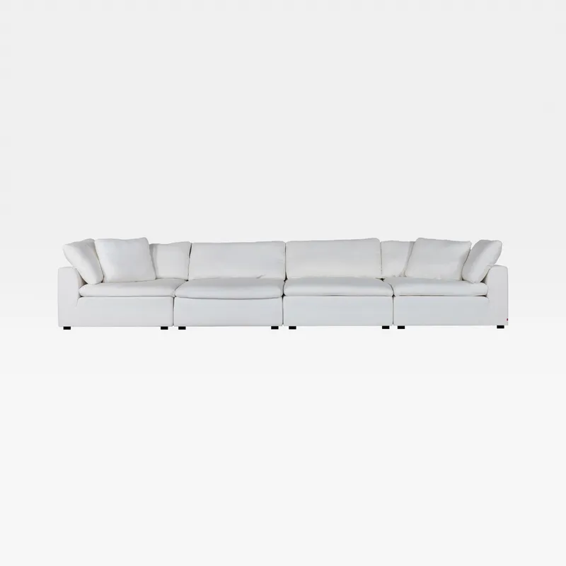 SUNLIGHT SP armless modular chair white - large