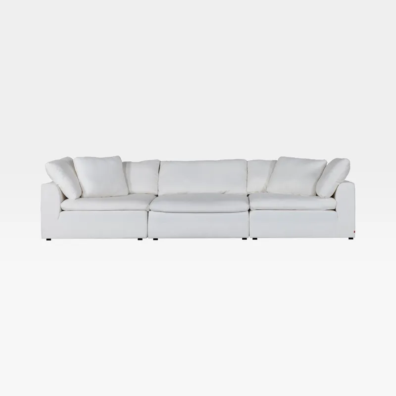 SUNLIGHT SP armless modular chair white - large