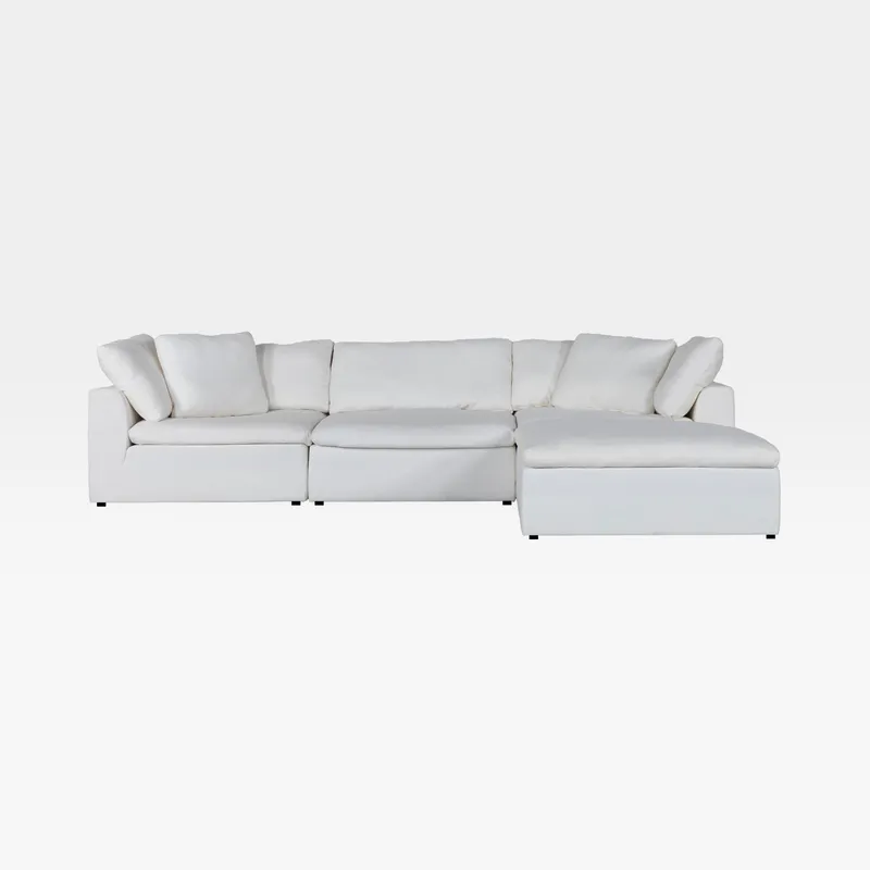 SUNLIGHT SP armless modular chair white - large