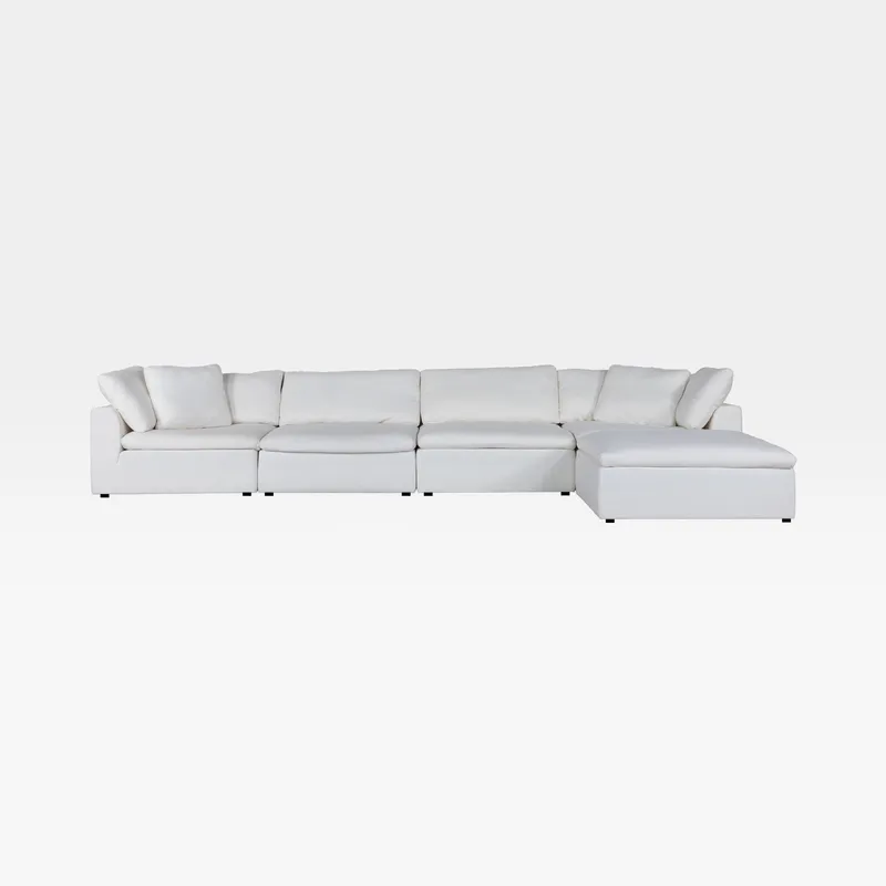 SUNLIGHT SP armless modular chair white - large