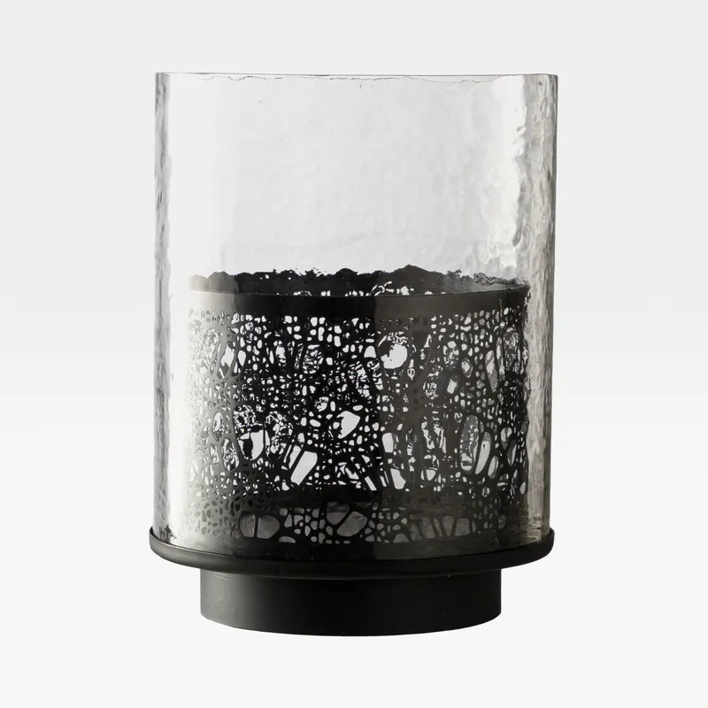 ARIA hurricane black/clear - H34cm