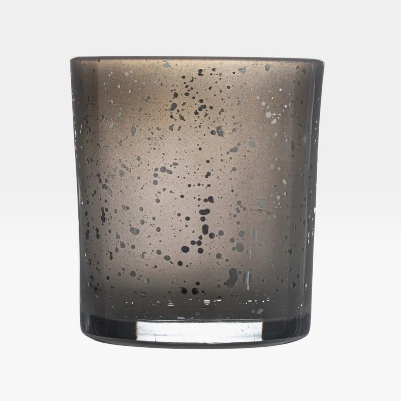 CAMIL tea light holder grey - H9cm