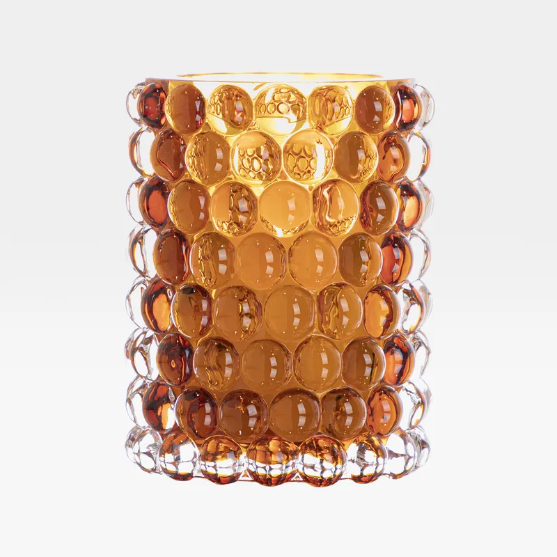 BOULE hurricane orange - H19cm
