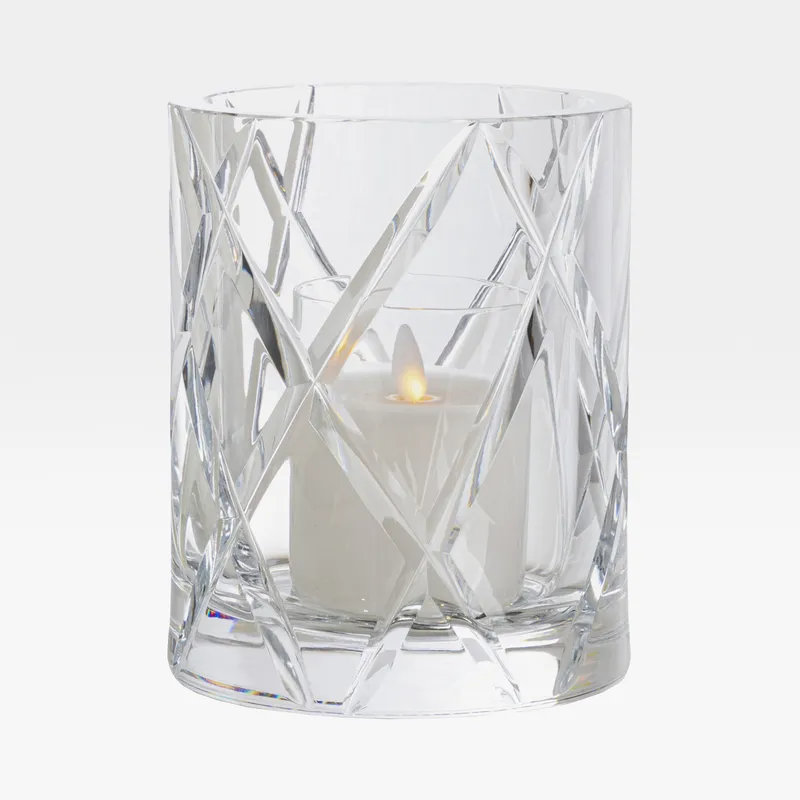 CRYSTAL CLEAR hurricane clear - H18cm