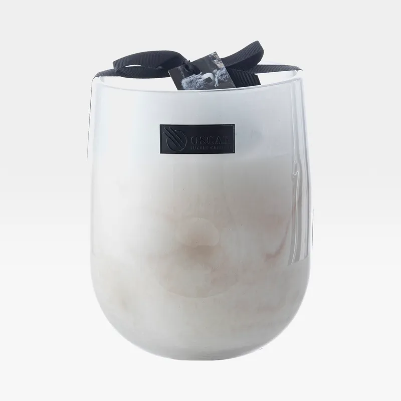 ELBA Spring Moss candle white - L