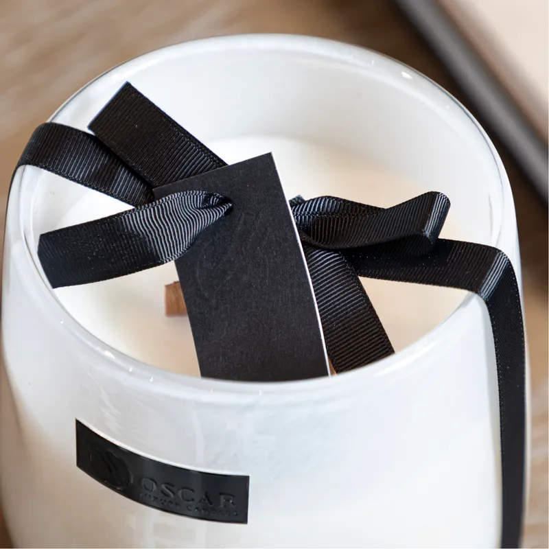 ELBA Spring Moss candle white - XL