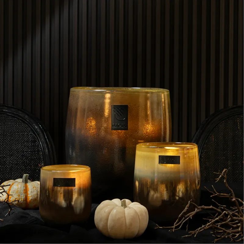 ISCHIA Home Fragrance candle gold - M
