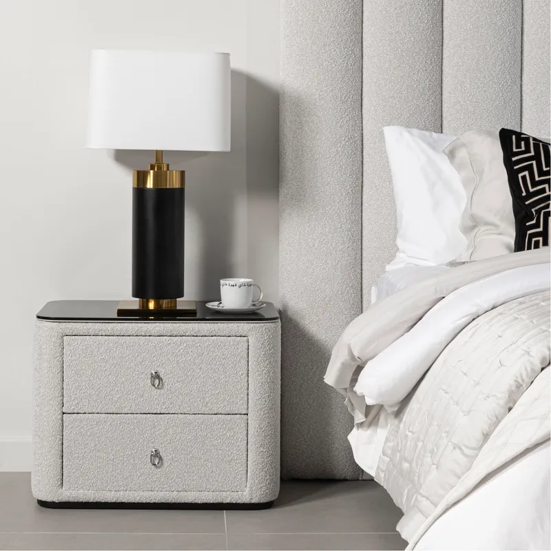 COLT table lamp white/brass - H73cm