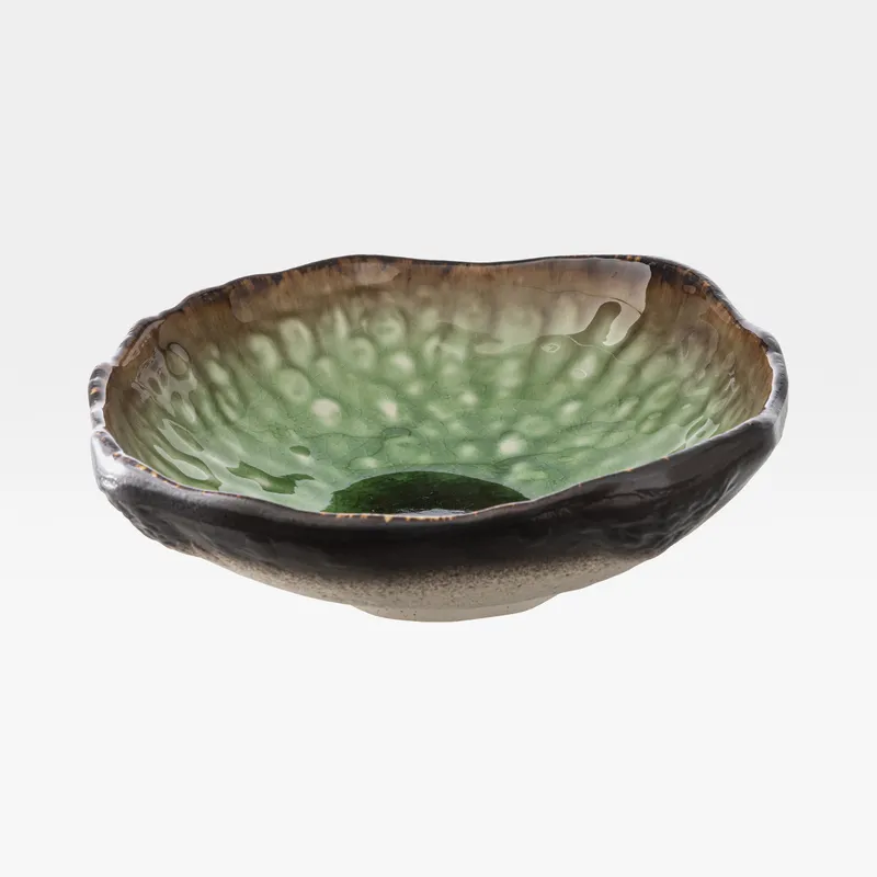 KYOTO bowl green/black - 24x22cm