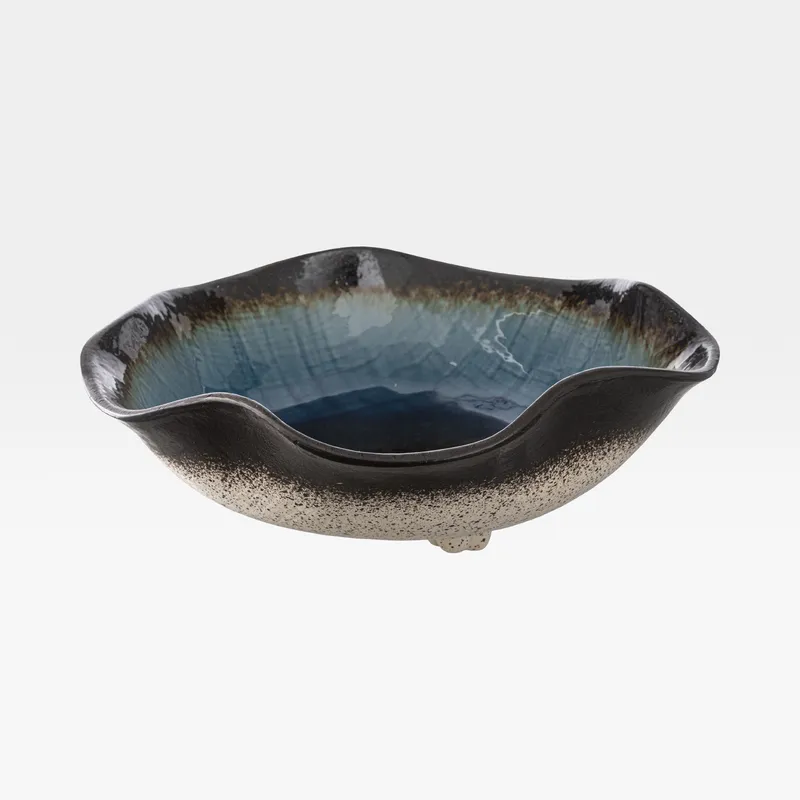 KYOTO bowl blue/black - dia 40cm