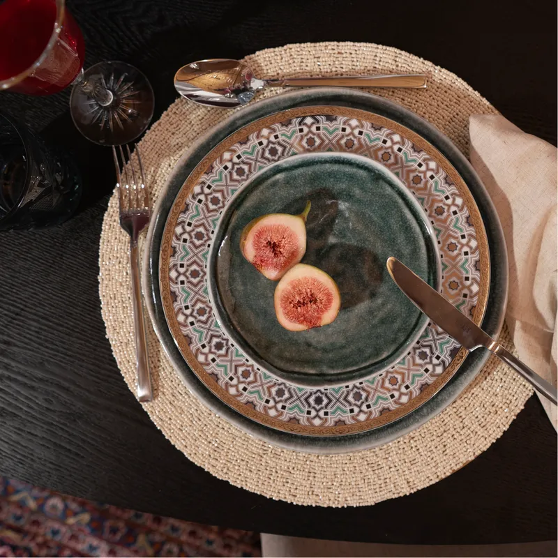 ONEER side plate blue - dia 18cm