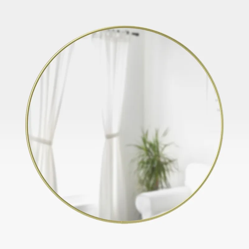 HUBBA wall mirror brass - dia 61cm