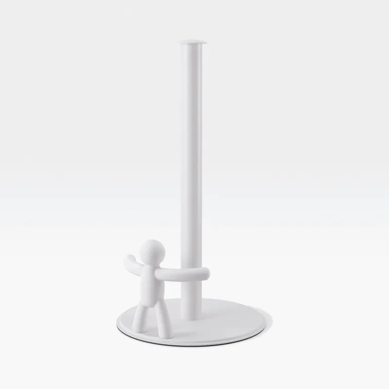 BUDDY paper towel holder white
