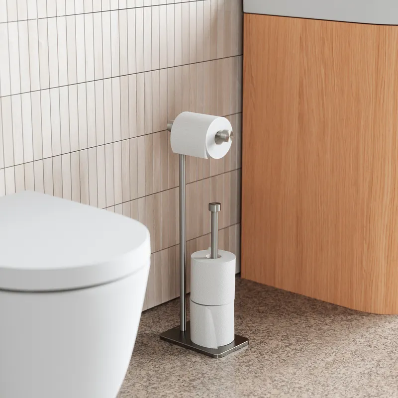 CAPPA toilet paper holder nickel