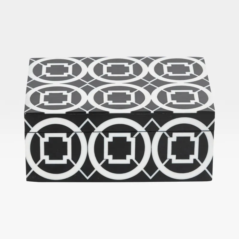 CHARISH box black and white - 16x11cm