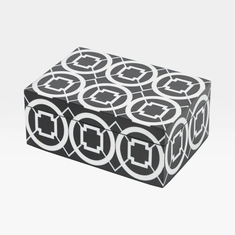 CHARISH box black and white - 16x11cm