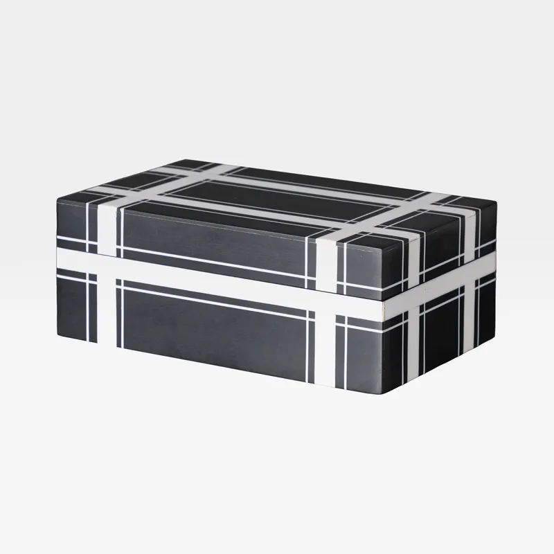 OSHIN box black and white - 20x13cm