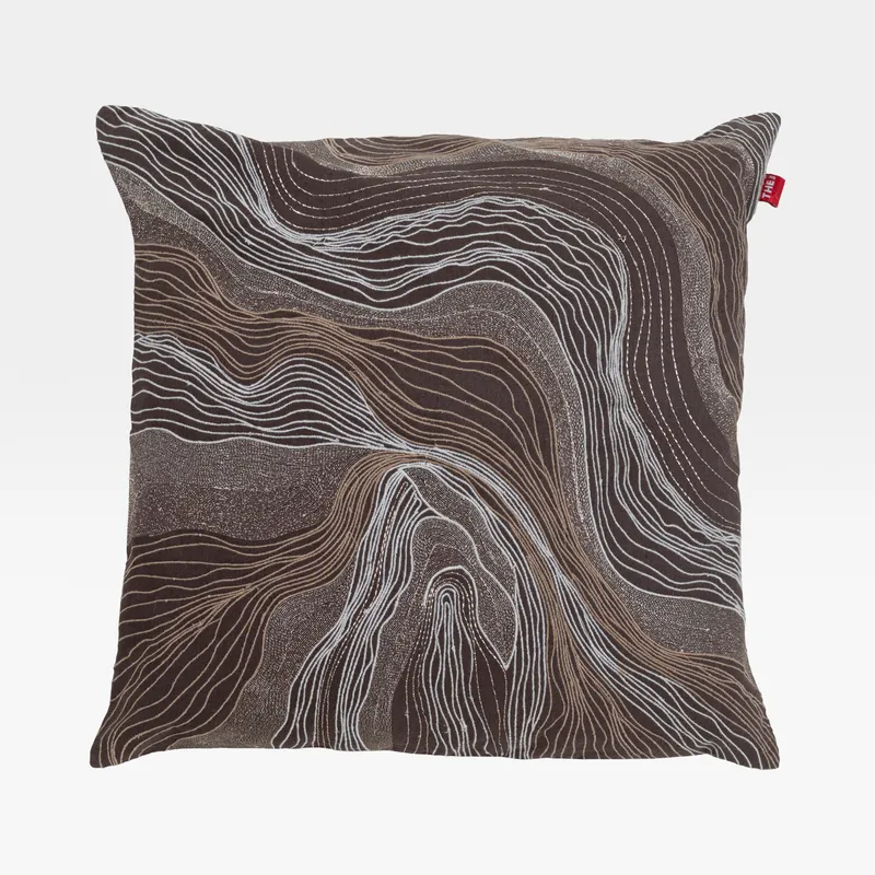 TAAHIR cushion cover brown - 45x45cm