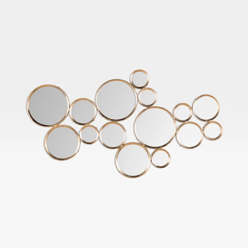 ZURIEL wall mirror gold - 70x126cm