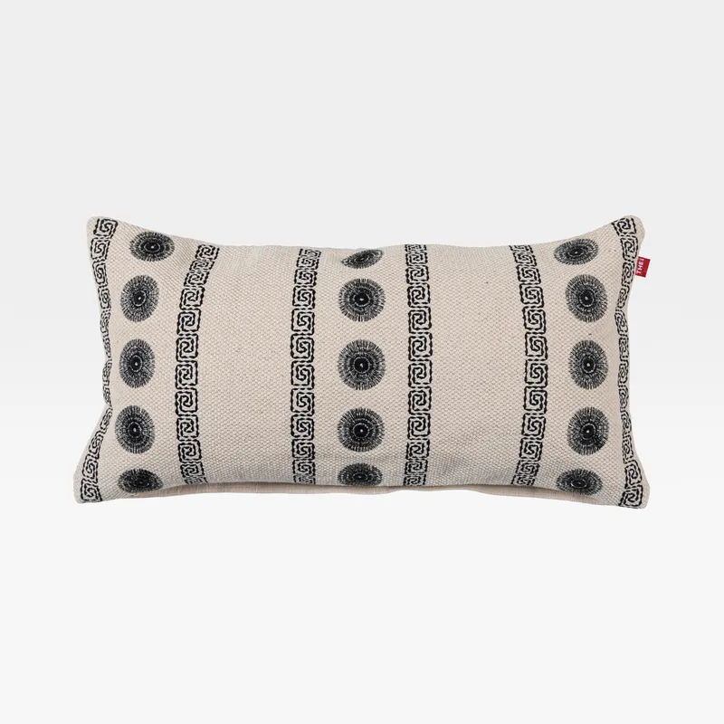 HALYN cushion cover white/black - 30x60cm