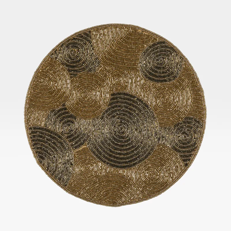 CALLIA placemat gold/brown - dia 38cm