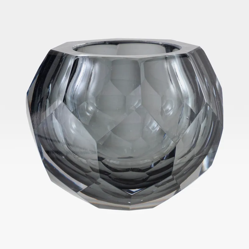 KORY tea light holder grey - H10cm