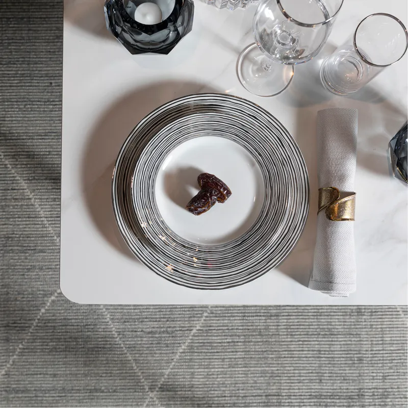 KORY tea light holder grey - H10cm