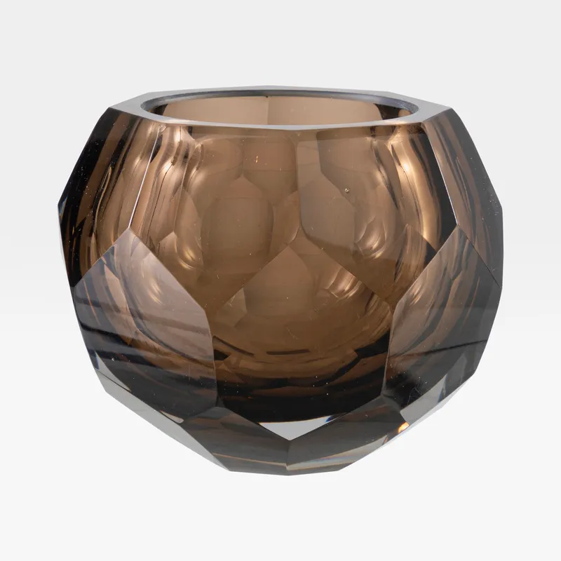 KORY tea light holder brown - H10cm