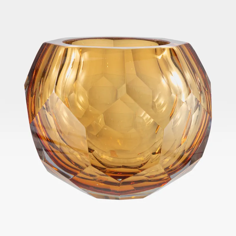KORY tea light holder orange - H10cm