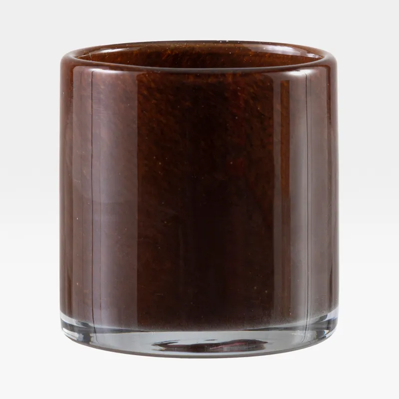 SOREN tea light holder brown - H10cm