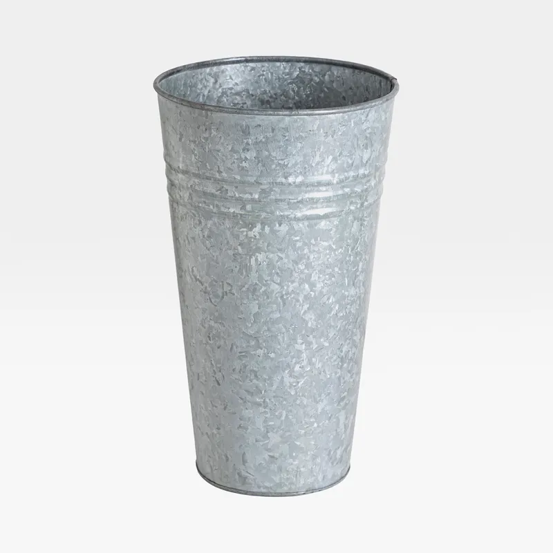 PLANTER silver - H39cm