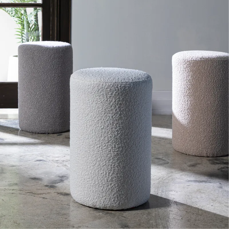 CLEVER stool beige - dia 30cm