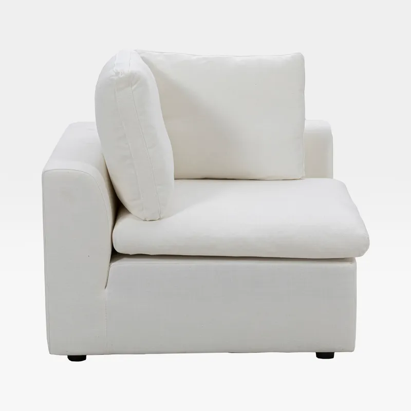 SUNLIGHT SP corner modular chair white - medium