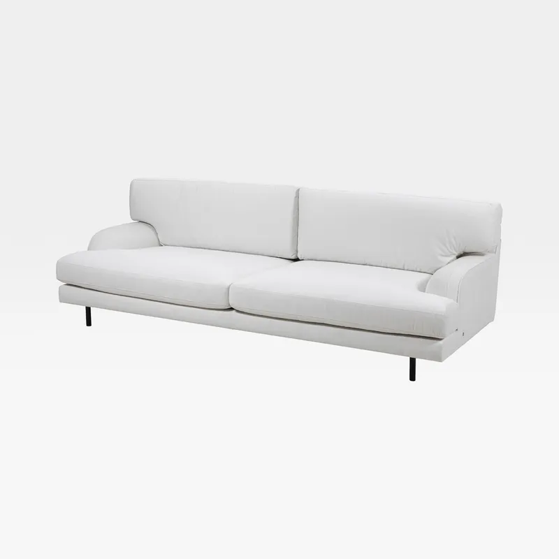 MORRIS 3 seater sofa white