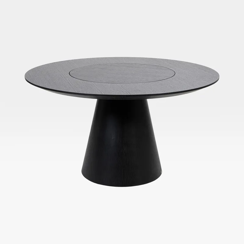 PIZZA dining table black - dia 136cm