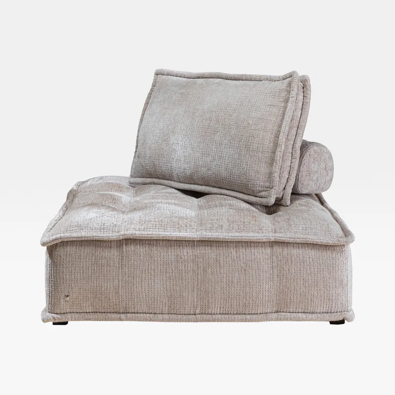 SMART armless modular chair natural